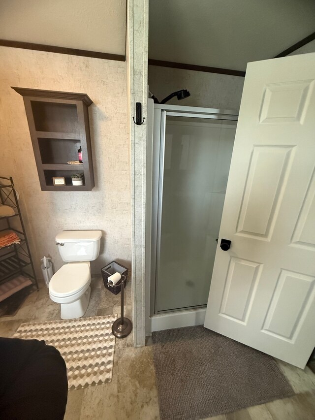 49407 Au Lac Dr E, Chesterfield, MI 48051 - full bath featuring toilet and a stall shower