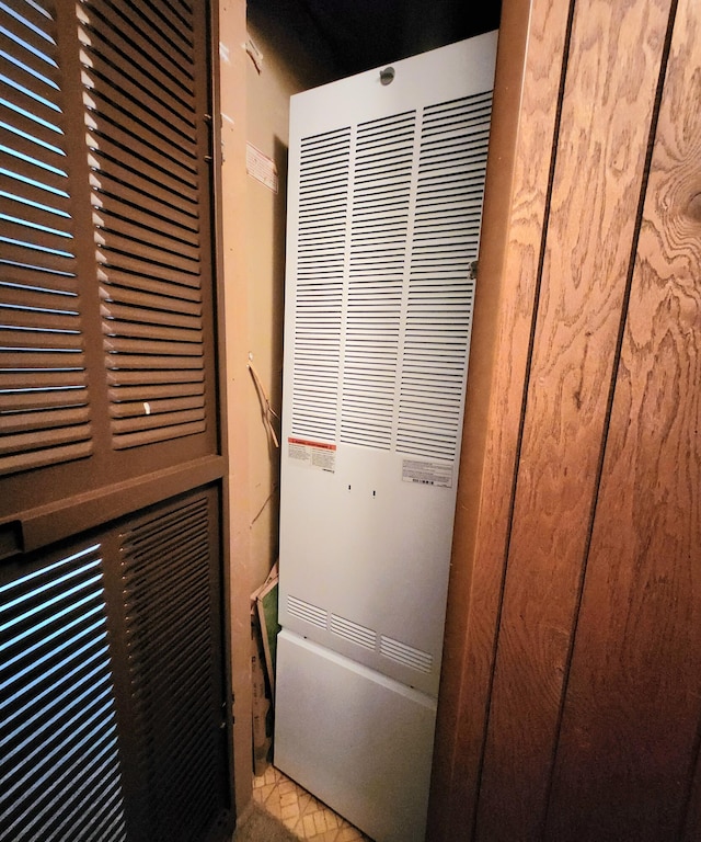 room details featuring a heating unit