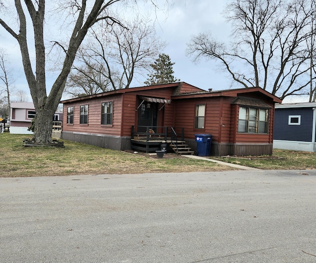 view of manufactured / mobile home