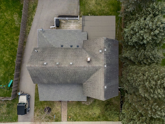 33 N Church St, Ortonville, MI 48462 - birds eye view of property