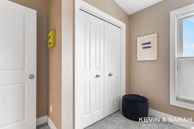 201C Outlook Dr Unit 8, Douglas, MI 49406 - bedroom with a closet, baseboards, and carpet flooring