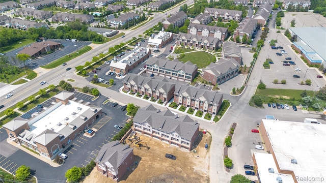 25549 Grandview Ln Unit 31, Novi, MI 48375 - aerial overview of property's location with nearby suburban area