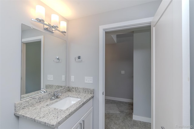 25549 Grandview Ln Unit 31, Novi, MI 48375 - bathroom with vanity and baseboards