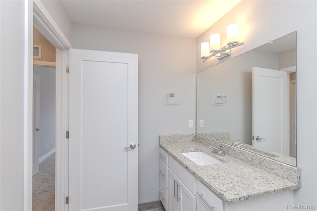 25549 Grandview Ln Unit 31, Novi, MI 48375 - bathroom with vanity and baseboards