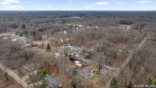 175 Cora Ave, Muskegon, MI 49445 - bird's eye view featuring a wooded view