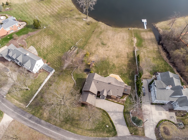 birds eye view of property featuring a residential view
