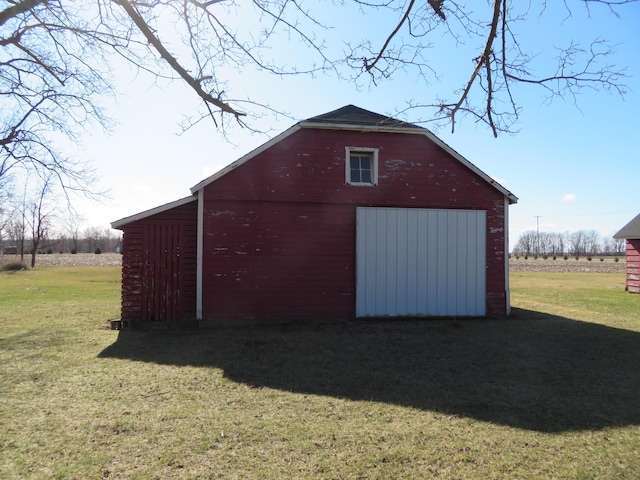 view of outbuilding with an outbuilding