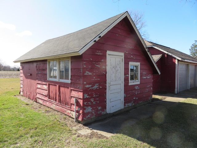 view of outbuilding with an outdoor structure