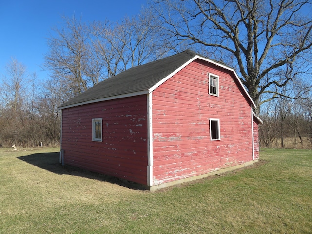 view of outbuilding featuring an outbuilding