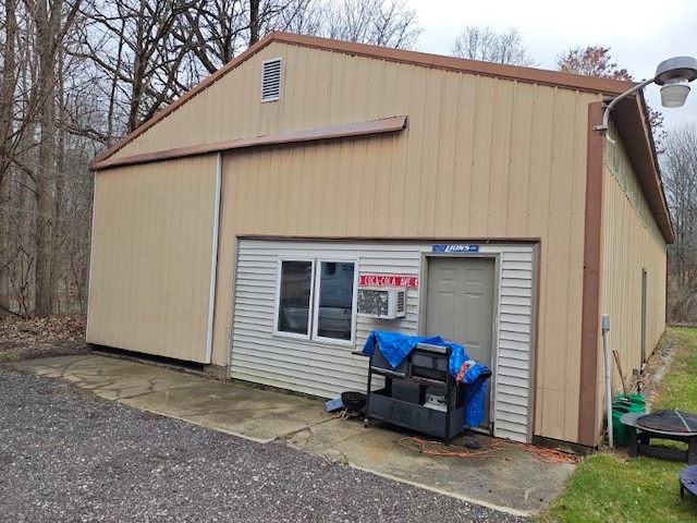 view of outbuilding with an outdoor structure