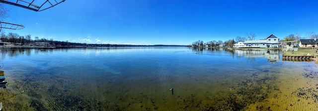 property view of water