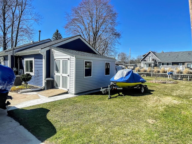 exterior space with fence