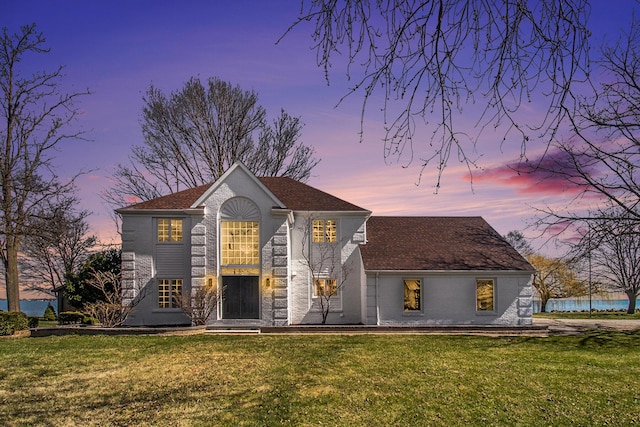 6376 Sterling Dr, Newport, MI 48166 - view of front facade featuring a front lawn