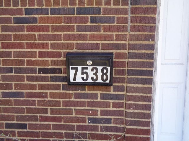 7538 Firwood St, Detroit, MI 48204 - details with brick siding