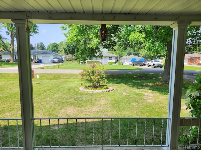 1260 Hira St, Waterford, MI 48328 - view of yard with a residential view