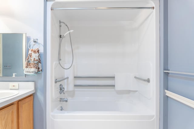 21329 Mulberry Ct, Farmington Hills, MI 48336 - bathroom featuring shower / bath combination and vanity