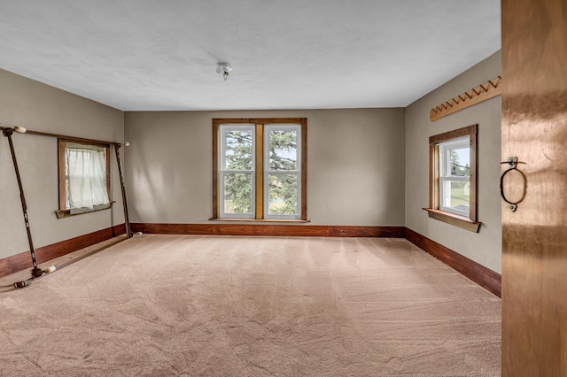 6357 Baldwin Rd, Swartz Creek, MI 48473 - carpeted empty room featuring plenty of natural light and baseboards
