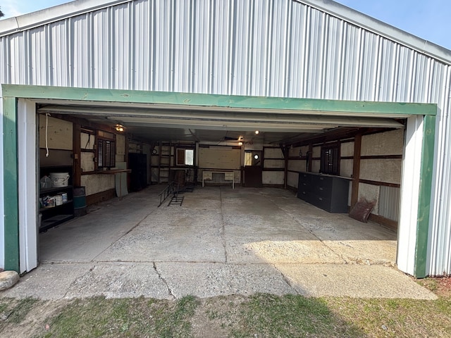 8233 Farrand Rd, Otisville, MI 48463 - view of garage