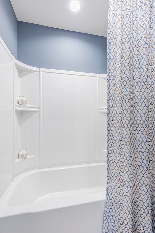 view of full bathroom