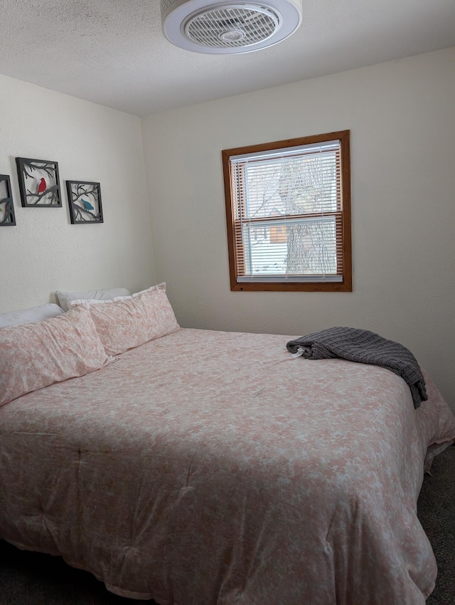 bedroom with visible vents