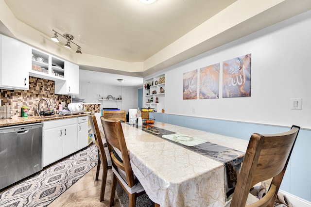 view of dining space