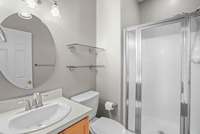 10025 Sunrise Dr, Grand Blanc, MI 48439 - bathroom featuring a stall shower and vanity