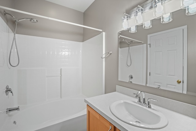 10025 Sunrise Dr, Grand Blanc, MI 48439 - full bathroom featuring vanity and shower / washtub combination
