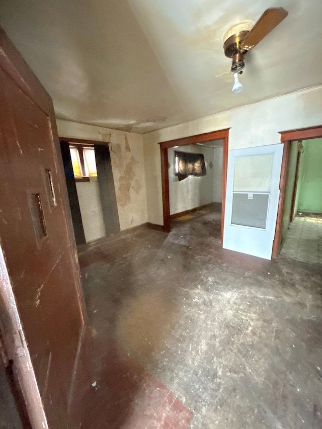 view of basement