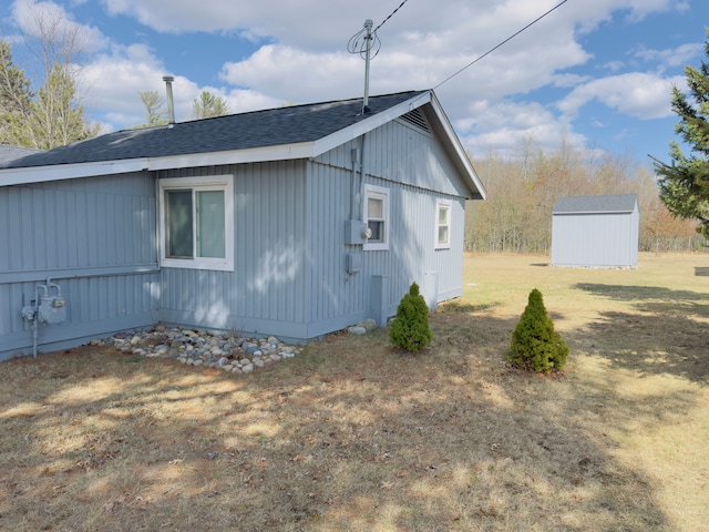 10953 Johnston Blvd, Saint Helen, MI 48656 - view of side of property featuring an outbuilding