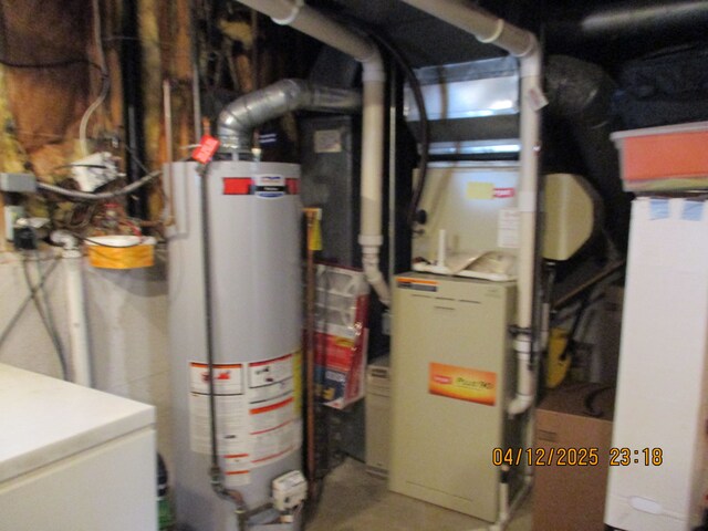 14879 Riverside St, Livonia, MI 48154 - utility room with water heater