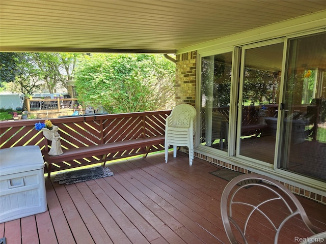 14879 Riverside St, Livonia, MI 48154 - view of deck