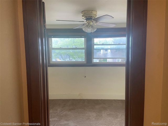 22106 Avalon St, Saint Clair Shores, MI 48080 - hallway with carpet flooring and baseboards
