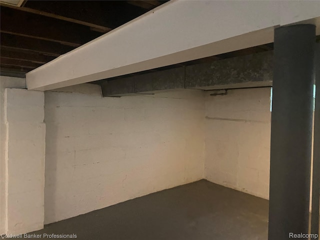 22106 Avalon St, Saint Clair Shores, MI 48080 - view of unfinished basement