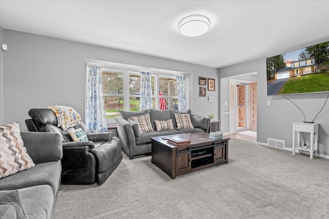 3715 W Hiawatha Dr, Okemos, MI 48864 - living area with light carpet and visible vents