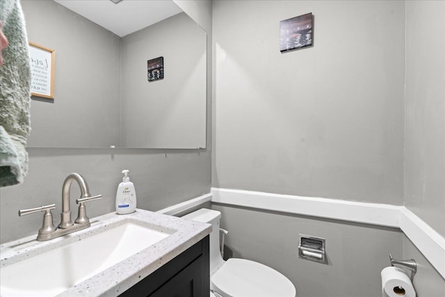 3715 W Hiawatha Dr, Okemos, MI 48864 - bathroom with toilet and vanity