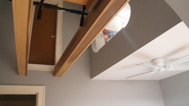 11340 Mccrone Rd, Milan, MI 48160 - detailed view of ceiling fan and a barn door