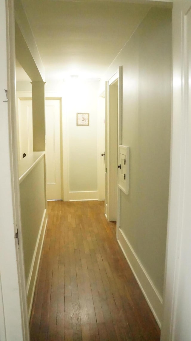 11340 Mccrone Rd, Milan, MI 48160 - corridor with wood-type flooring and baseboards