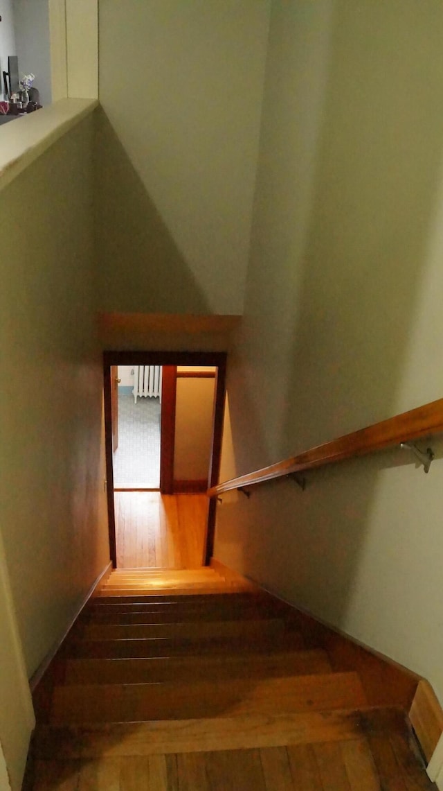 11340 Mccrone Rd, Milan, MI 48160 - stairs featuring wood finished floors