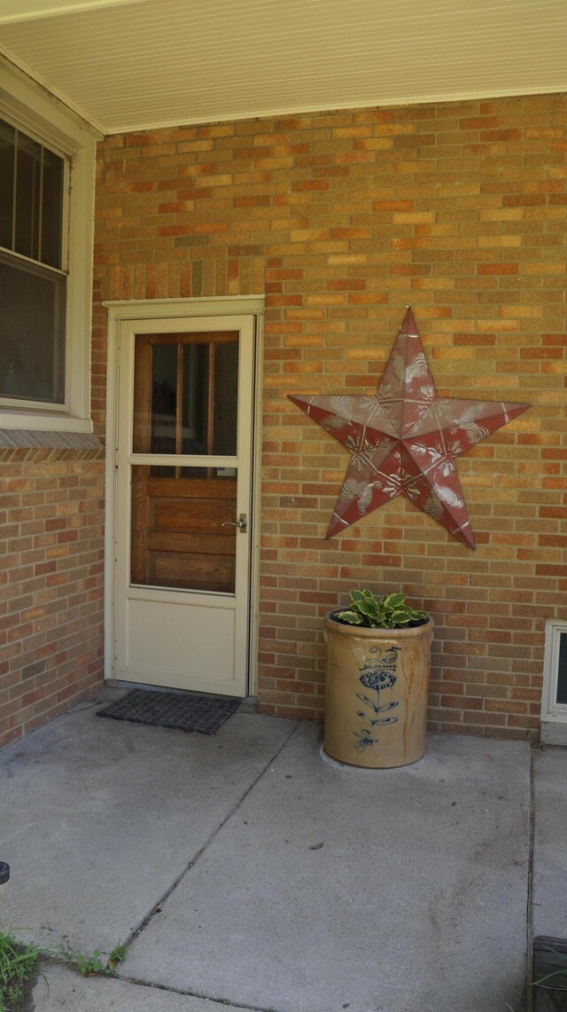 11340 Mccrone Rd, Milan, MI 48160 - entrance to property featuring brick siding