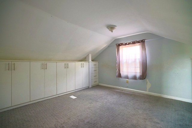 3638 Katherine St, Dearborn, MI 48124 - bonus room featuring carpet, baseboards, and vaulted ceiling