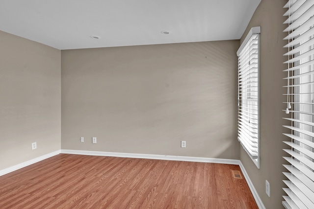 2515 N Lake Pleasant Rd, Attica, MI 48412 - empty room with wood finished floors, baseboards, and plenty of natural light