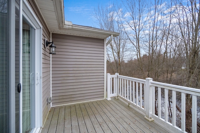 view of deck