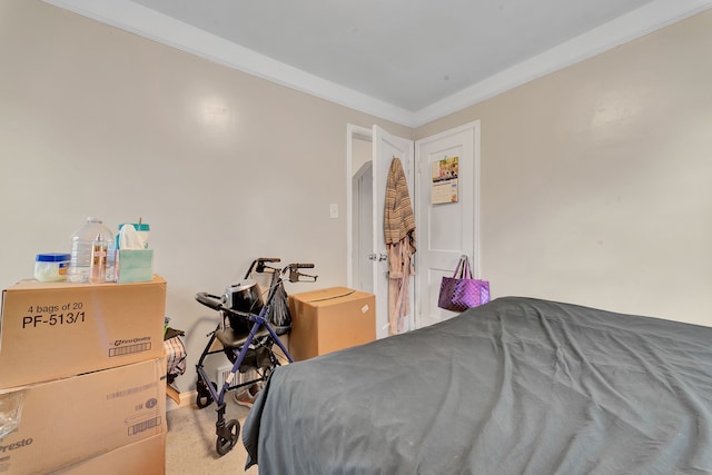 19544 Strasburg St, Detroit, MI 48205 - bedroom with ornamental molding and carpet floors