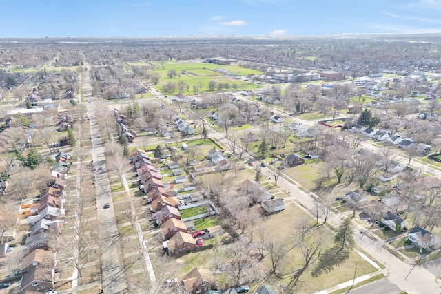 19544 Strasburg St, Detroit, MI 48205 - drone / aerial view with a residential view