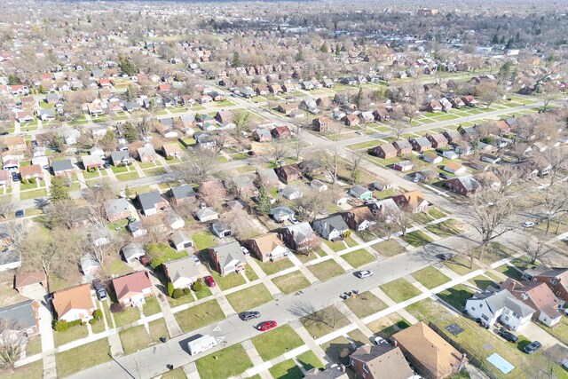 19544 Strasburg St, Detroit, MI 48205 - birds eye view of property featuring a residential view