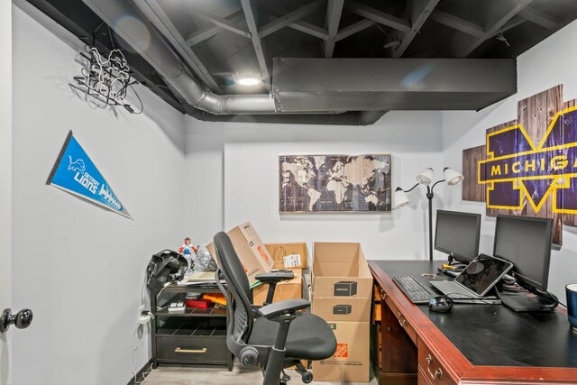 view of office