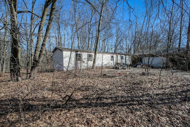 view of manufactured / mobile home
