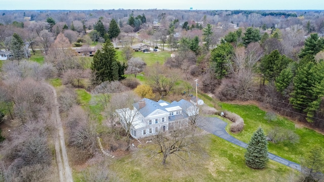 view from above of property