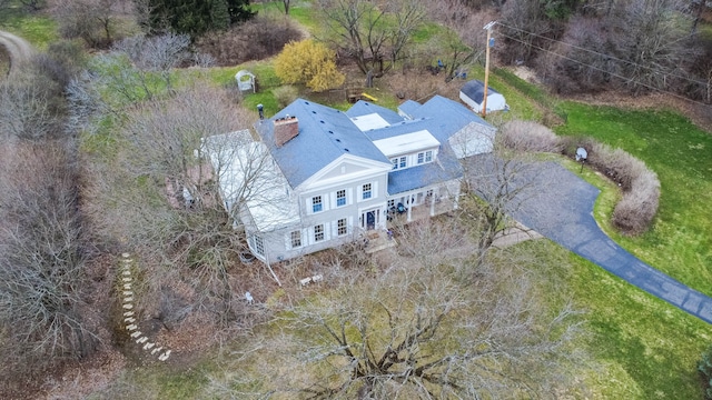 view of subject property