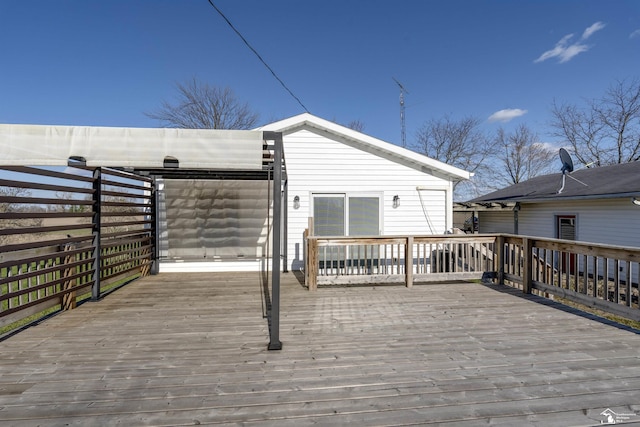 view of deck